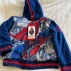 Marvel Spider-Man Red and Blue Hoodie